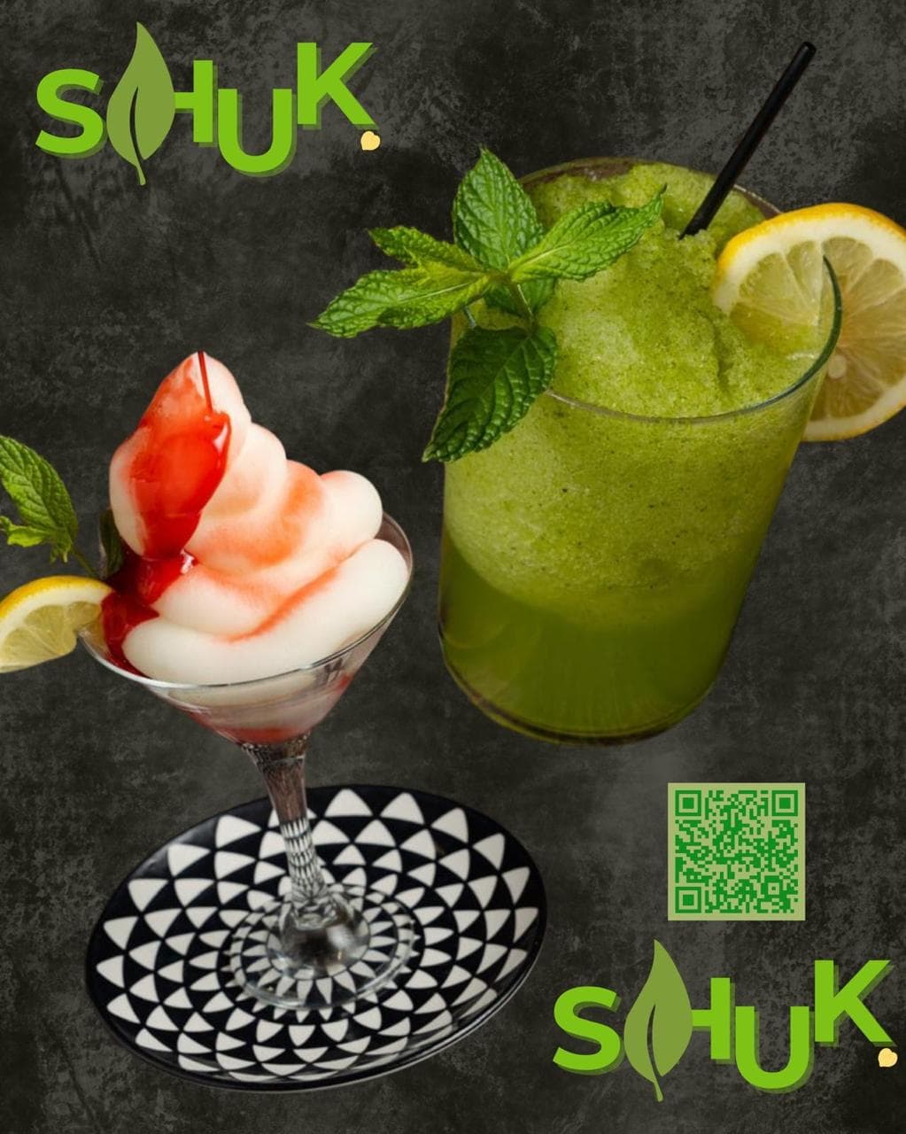 Fresh mint lemonade